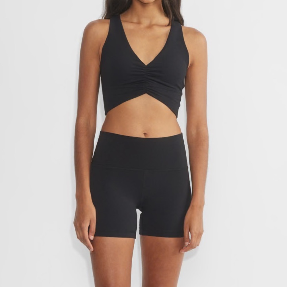 Aritzia BUTTER Volley Sports Bra & 5” Biker Shorts Set
